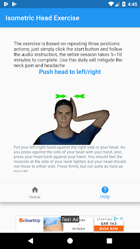 Isometric Head Exercise Screen 3
