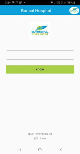 Android application Bansal Hospital screenshort