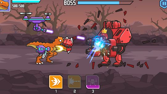 CyberDino MOD APK: T-Rex vs Robots (GOD MODE) Download 3