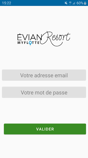 Android application MyFlotte - Evian Resort Driver screenshort