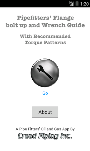 Android application Pipefitter Bolt Up Guide screenshort