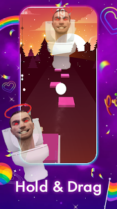Skibidi Toilet Tiles Hop Music - Screenshot 3