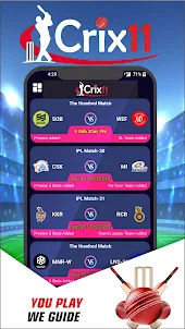 Crix11 Live Cricket Prediction