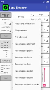 Song Engineer Bildschirmfoto