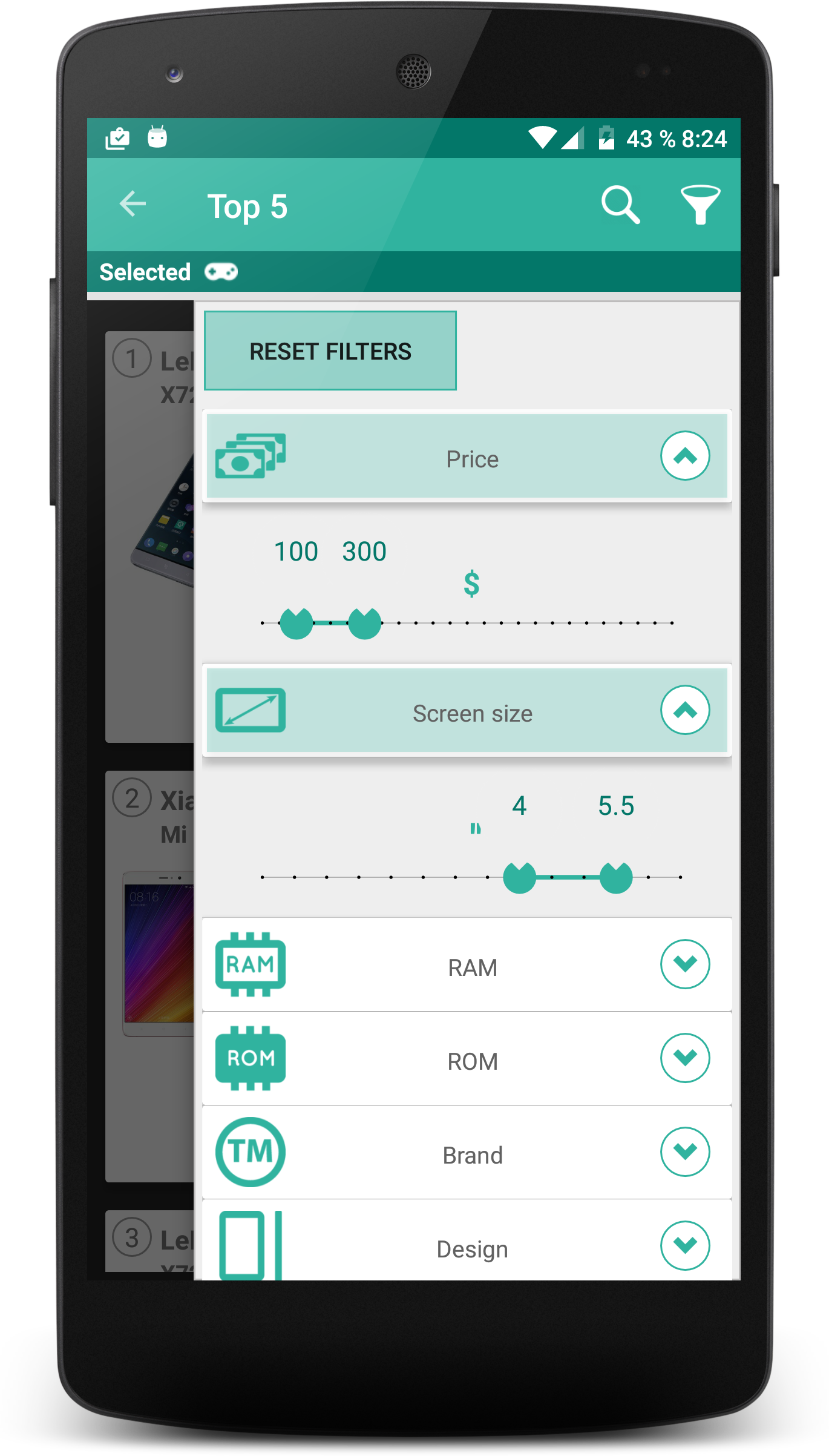 Android application Compare Products Easy, Rankgea screenshort