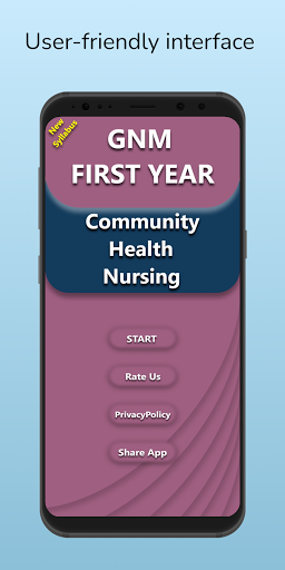 Android application GNM - Community Health Nursing screenshort
