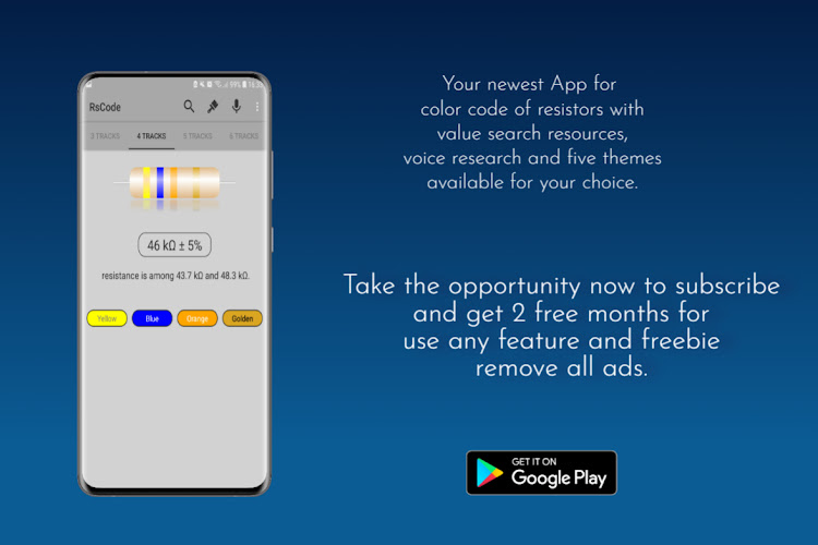 Resistor color code-Calculator - 1.0.4 - (Android)