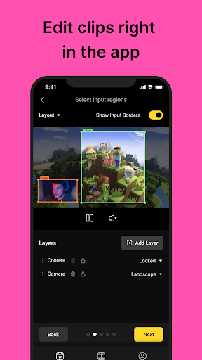 Screenshot of Cross Clip: Edit, Post, Grow