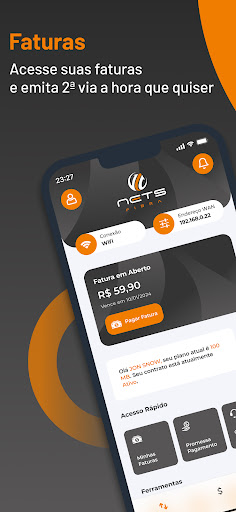Android application Nets Fibra screenshort