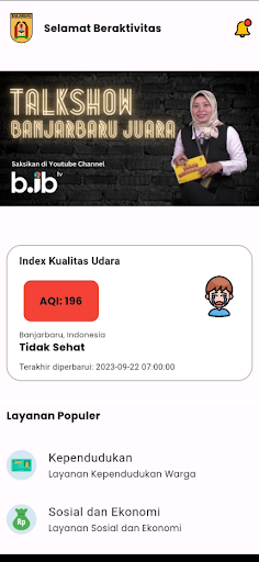Android application Idaman Publik screenshort