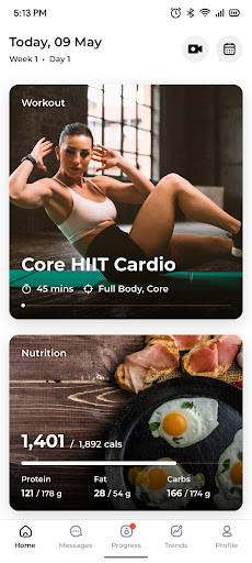 Rascoe Fitness App Screen 2