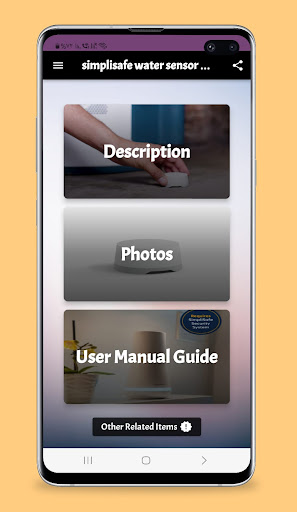simplisafe water sensor guide Screenshot
