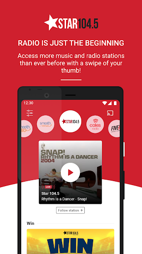 Android application Star 104.5 Player screenshort