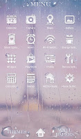 screenshot of Paris wallpaper Rainy Theme