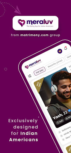 Android application MeraLuv : Indo American Dating screenshort