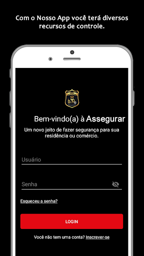 Android application Assegurar Monitoramento screenshort