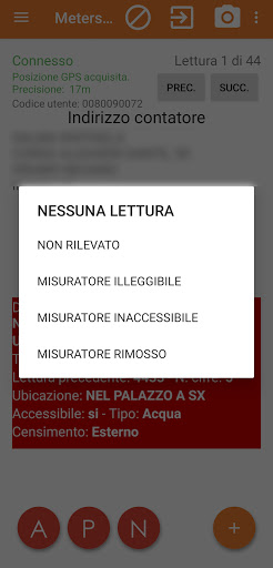 Meters Manager Screen 3