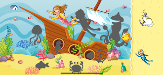 Game screenshot РЫБКИ! Игры пазлы для малышей mod apk