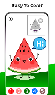 Watermelon Game Pixel Art
