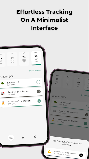 Habitee - Habit Tracker Clean Screen 2