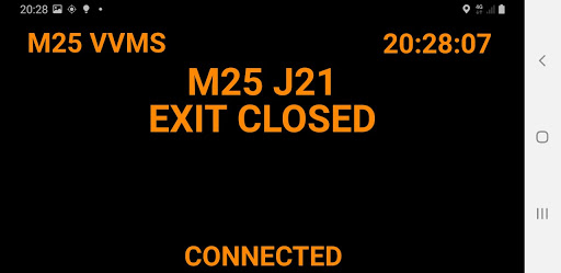 M25 Virtual VMS Screen 3