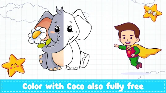 Coloring Game for Toddler Kids