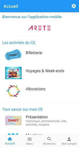Android application Garance App screenshort