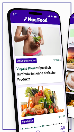 Android application Nau Food screenshort