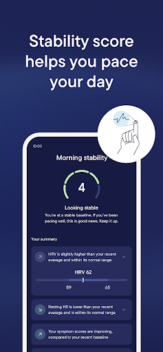 Screenshot of Visible: Pacing for illness