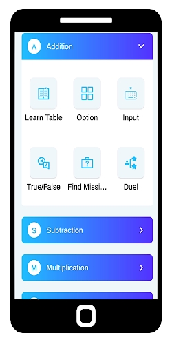 Android application Mental Math - Math Mastery screenshort