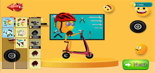 Bike Stunt Emoji 2d Racing