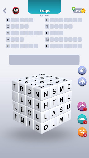 Word Cubes Screen 3