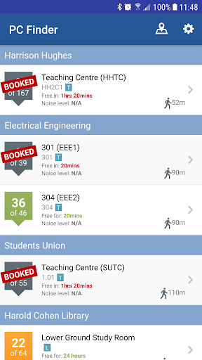 Android application UoL PC Finder screenshort