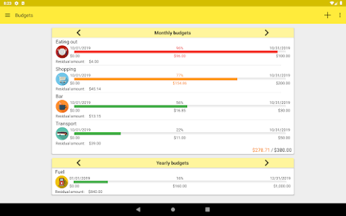 Fast Budget - Expense Manager android2mod screenshots 11