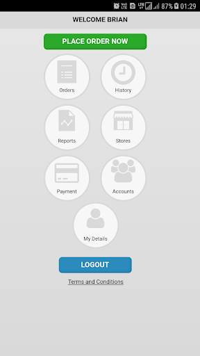 Android application My Butler Service screenshort
