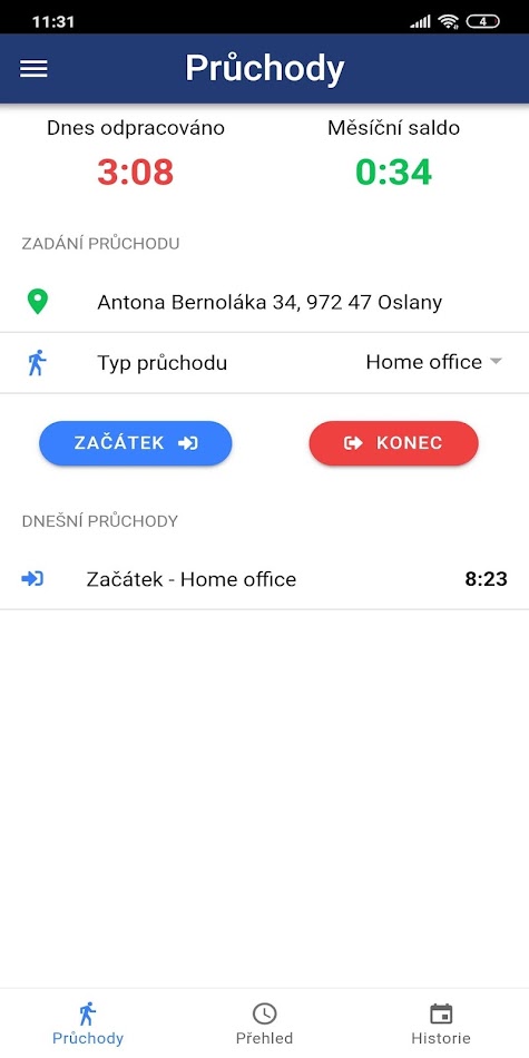 #1. Docházka (Android) 由: Seyfor, a. s.