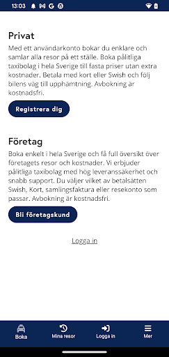 Svea Taxi Allians Screen 3