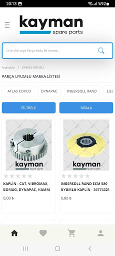 Kayman Parts Screen 2
