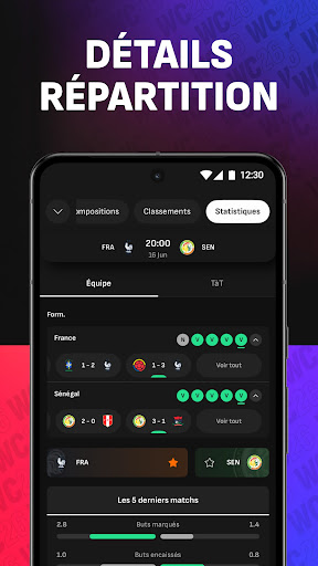 LiveScore : Scores en direct Screenshot