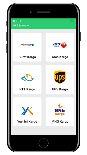 Android application Kargo Takip Sistemi screenshort