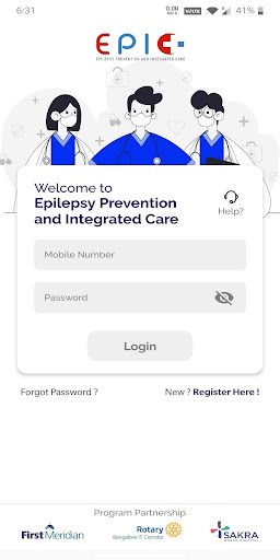 Android application Epilepsy - Rotary screenshort