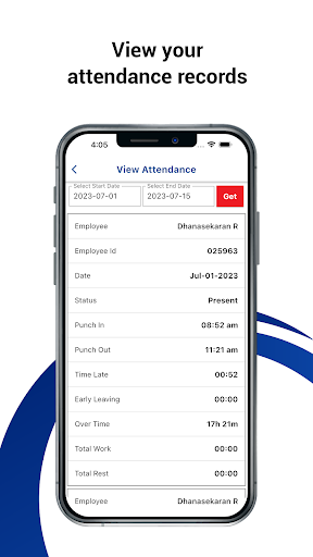 Smart Travel - HRMS Screen 3