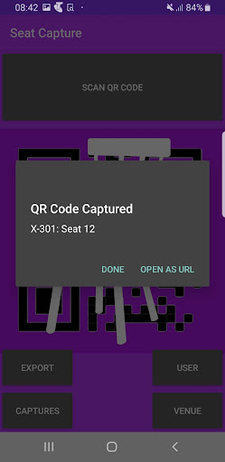 Seat Capture Screen 3