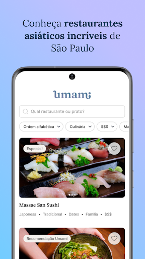 Android application Guia Umami - Comida Autêntica screenshort