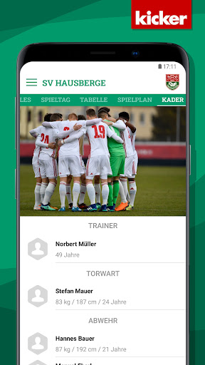 Android application SV Hausberge von 1919 e.V. screenshort
