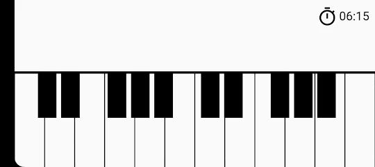 Teclado músical - Piano