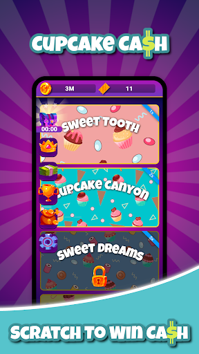 Android application Cupcake Cash - Win Real Money screenshort