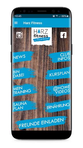 HARZfitness Club Screen 2