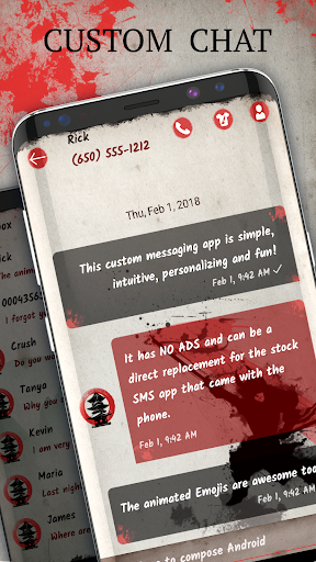 Samurai SMS theme Screen 2