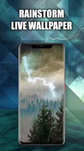 Android application Rainstorm Wallpaper Live HD/3D screenshort